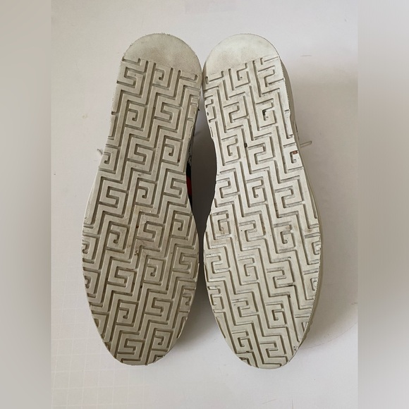 GUCCI SNEAKERS WHITE LEATHER and Canvas WITH GREEN/RED Women’s size 7 - Picture 8 of 11